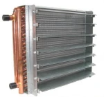 12x12 heat exchanger coil water air heaters with fan