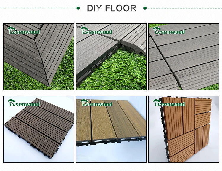 140*22mm HDPE shielded solid mahogany wood plastic composite decking wpc decking 3D plastic floor