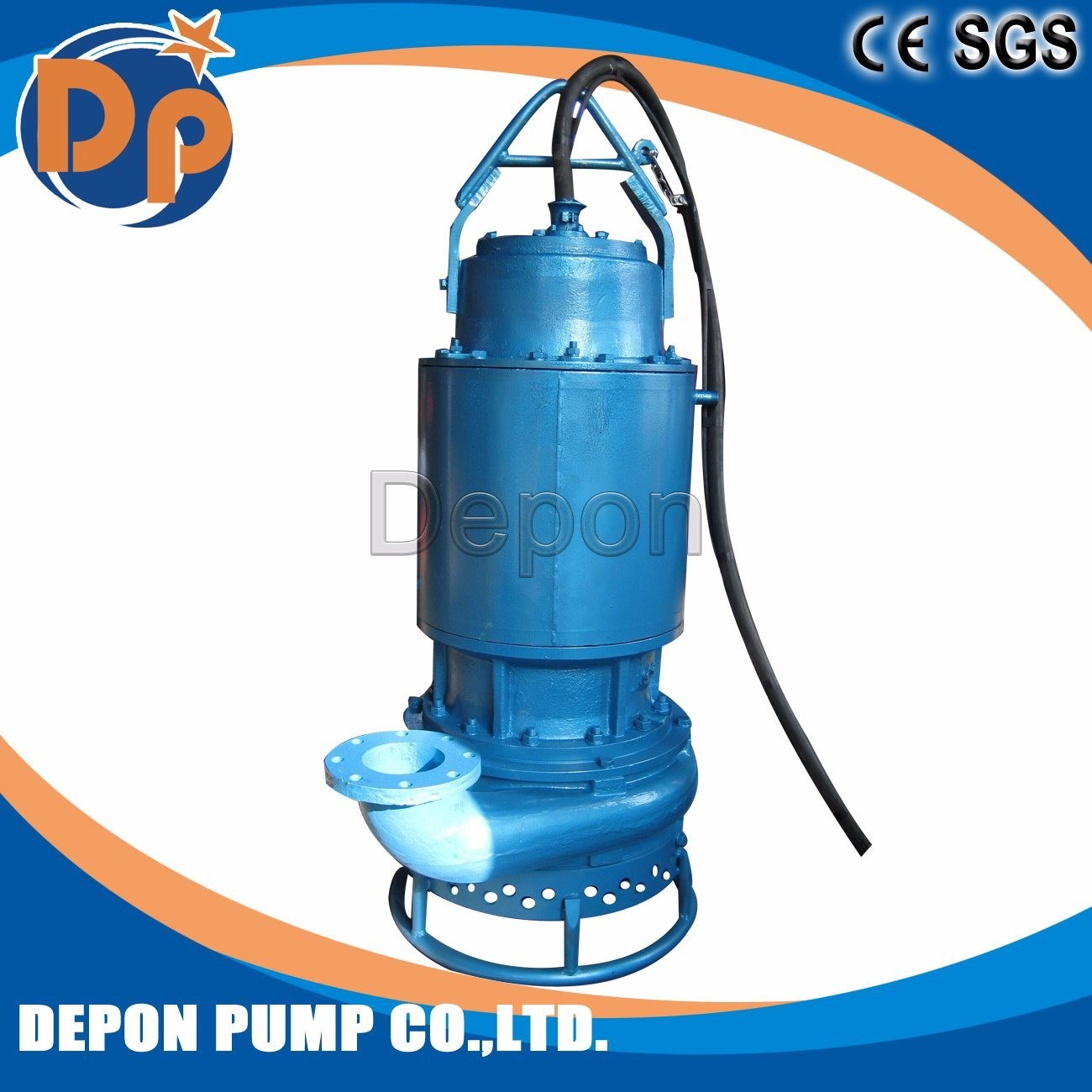 1.5 Inches High Chrome Wear Resistant Submersible Vertical Slurry Pump