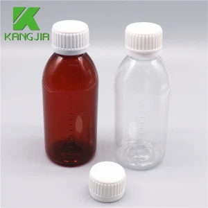 150ml PET plastic syrup chemistry bottles for reagents