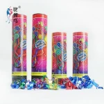 15.5CM Small Party Supplies,Color Long Streamer Party Popper