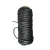 Import 1.5mm 2mm 3mm Diameter Black High Strength Electric Resistance Carbon Fiber Packaging Rope Carbon Fiber Rope from China