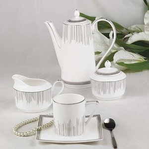 15pcs Bone china european royal household coffee set tea set cup and saucer