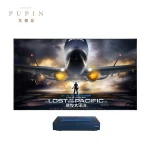 16:9 short ultra throw 4K alr pet crystal projection screen material fixed frame projector screen