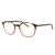 Import 18010 Fashion double bridge leopard print cp optical frames eyewear from China