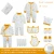 Import 19/18pieces 0-3Months Spring Autumn Newborn Baby Clothing 100% Cotton Kids Clothes Suit Unisex Infant Boys Girls Clothing Set from China