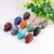 Import 1inch 12pcs Mixed Color Natural Healing Gemstone Crystal Skulls Head Stone Ornament Carving Crafts for Home Decoration from China