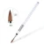 Import 1PC Kolinsky   Sable  2#  4# 6# Sliver Metal Nail Art Brush Pen Acrylic Brush from China