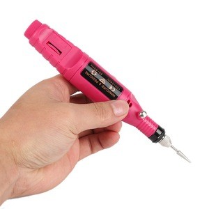 1PC Pen-type Nail Polisher Durable Double Vibration Reduction Electric Polishing Nail Rig Environment Safety Nail Art Tool