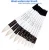 Import 1Piece Wool Hair Watercolor Paint Brush Professional Pointed Black&amp;White Handle Painting Brushes Art Supplies from China