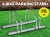 Import 2 Bike Parking Stand Portable Outdoor Floor Steel Bicycle Storage Rack from China