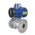 Import 2_inch_ball_valves supplier stainless steel 304 electrical actuators 220V explosion proof handwheel type manufacturing from China