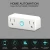 Import 2 socket smart wifi plug home appliances dual wireless sockets voice control individually with ALEXA GOOGLE HOME IFTTT HOMKIT from China
