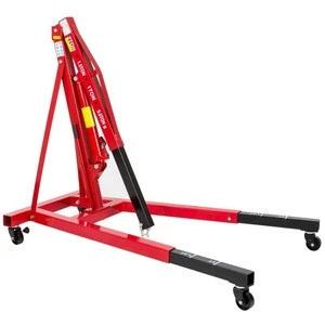 2 Ton Red Other Folding Hydraulic Shop Engine Crane Tools for sale