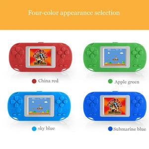 2.0 Inches Childhood Portable Pocket Handheld Childrens Puzzle Game Classic Player With Built-in Speaker 268 Classic Games
