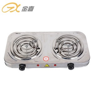 2000 W Excellent Quality Low Price Home Use Cooking Stove Electric Coil Double Burner Hot Plate