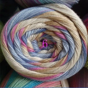 2015 fashion dyed cotton yarn price