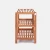 Import 2017-best price 3 tier antique bamboo shelves build wood shoe rack from China