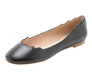 2017 latest design ladies shoes women flat pump casual shoe