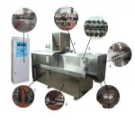 2018 China New Industrial Snacks Food Extrusion Machine/Soy Meat Processing Line