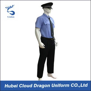 2018 Custom design security guard uniforms popular duty guards shirt uniform