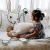 2018 Cute Cartoon Baby Plush Dolls Animals Bunny Rabbit Bear Play Mat/ Children Stuffed Rabbit Bear Cushions Playmat Home Decor