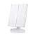 Import 2018 Plastic 3 Panel Foldable 1X 2X 3X Magnifier 21 LED Light Desktop Makeup Mirror with Light from China
