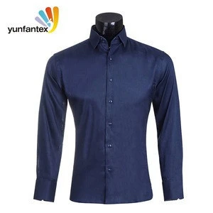 2019  Get free sample Chinese factory linen shirts man new solid color button up long sleeve shirt