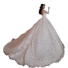 2020 Elegant O-Neck Lace Beautiful Cheapest Wedding Dresses For Female
