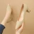 Import 2020 fashion pointed thick heel women trendy square hight heels ladies lady shoes from China