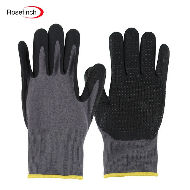 2020 Hot Sale Products,Micro Foam Nitrile Coated Gardening Gloves,Oil and Wear-Resistant Working Gloves