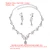 Import 2020 new charm bride Korean necklace earring suit suitable for bridesmaid dress dinner photo fashion individuality jewelry from China