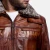 Import 2020 New Fashion Style Brown Color Leather Jacket for Men Stand Collar Zipper Leather Jacket Winter Jacket Genuine Leather Shell from Pakistan