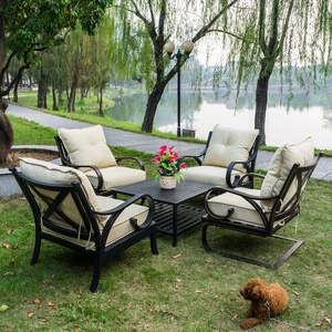 2020  popular America style wholesale cast aluminum furniture outdoor garden sofa