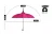 Import 2021 fashion designer colorful ribbed straight auto open patio women wholesale pagoda umbrella for wedding from China