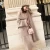 Import 2021 Hign Quality Autumn Winter Korean Oversized Striped Mide Cardigan Loose Knitted Batwing Sleeve Long Sweaters For Women from China