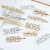 Import 2021 INS hot sale hair accessories crystals letter rhinestone hair clips bobby pin custom word hair pins for girls from China