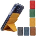2021 Wholesale Premium Leather Wallet With Magnet Safe Mobile Phone Card Holder Magnetic Wallet for iPhone 12