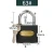 Import 2023 Hot Selling Grey Iron Padlock in South Asia Market from China