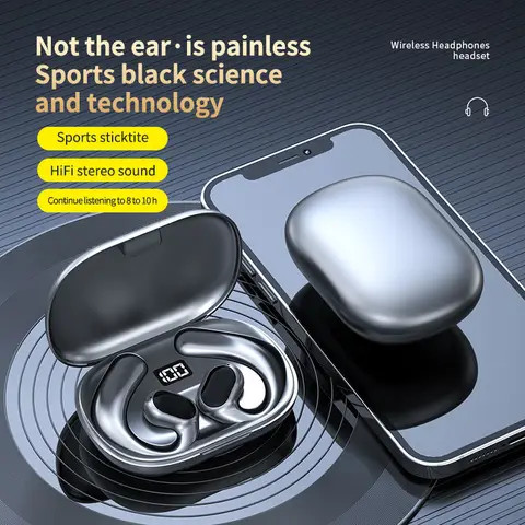 2023 New On-ear Earphones Tws Wireless Headphones BL35 Sport Bone Conduction Noise Reduction Wireless Earphone Earbud
