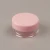 Import 20G/ 20ML High Quality Round PS Clear Thick Jars with Pink Flat Top Screw Lid from China