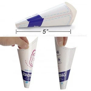 20pc/lot Disposable Woman Stand Up Pee Urination Device Paper Urinal