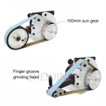 220V Woodworking Abrasive Belt Machine Small Sander  Polisher