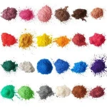 24 colors neon mica powder colorful neon pigment