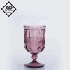 240ml purple colored glass goblet, cheap machinemade wine glass, wholesale water glass from AO Glassware