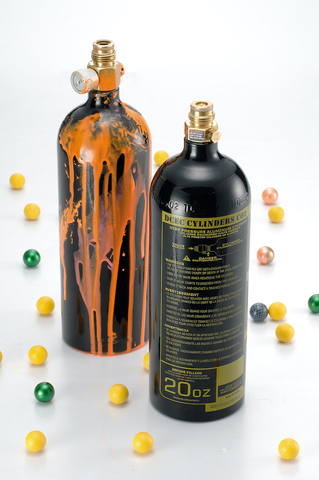 Buy 24oz Custom Coating Color Paintball Pcp Gun Co2 Gas Cylinder With ...