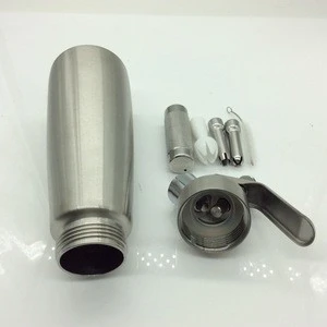 250ML 500ML Aluminum Stainless Steel Whip cream dispenser whipper