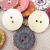 Import 25*25 mm Wholesale Mix Round Natural Wooden Button For Craft 49989 from China