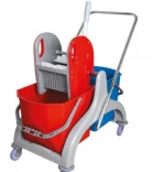 25L Cleaning Bucket Car & Mop Wet Cleaning Cart  & Wringer Bucket Emir Brands