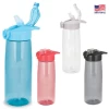 25oz Plastic Bottle Locking Lid The Convenient Carrying Handle Is Perfect For Traveling And Everyday Use